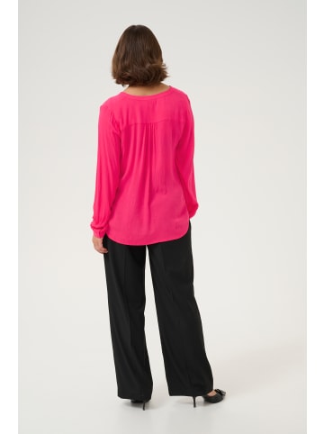 Kaffe Bluse langarm Amber Regular fit in Raspberry