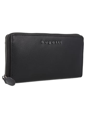 Bugatti Bella Geldbörse RFID Schutz Leder 19 cm schwarz