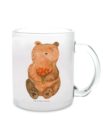 Mr. & Mrs. Panda Glas Bär Dankbar ohne Spruch in Transparent