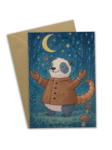Mr. & Mrs. Panda Klappkarte Skorpion Astrologie Design ohne Spruch in Weiß