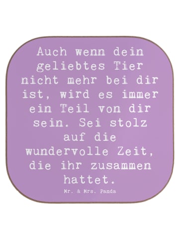 Mr. & Mrs. Panda Untersetzer Tasse Spruch Trauerbewältigung nach... in Lavendeltraum