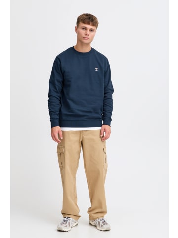 !SOLID Rundhalspullover SDNOOAM in Blau