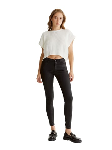 COJ Slim Fit Jeans für Damen in schwarz