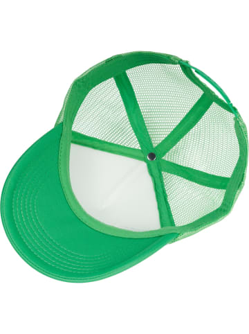 styleBREAKER Mesh Cap in Weiß-Grün