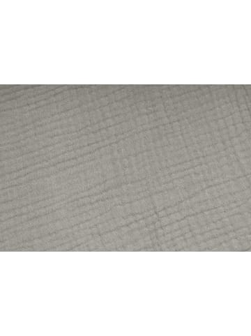 styleBREAKER Einfarbiger Musselin Dreiecksschal in Grau