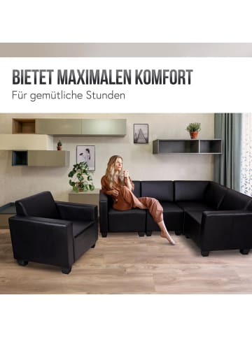 MCW Modular Sofa-System Moncalieri 4-1, Schwarz