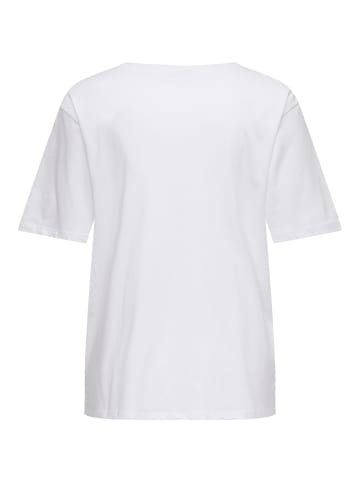 ONLY Carmakoma T-shirt in Bright White 2