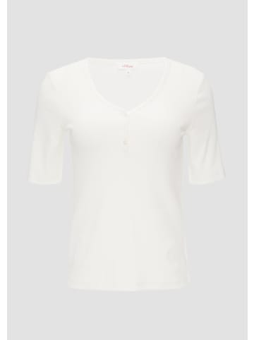 s.Oliver T-Shirt in 0210_ecru