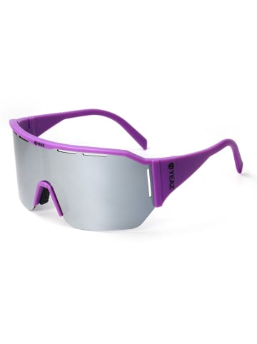 YEAZ SUNVIBE sport-sonnenbrille black/silver in violett / silber