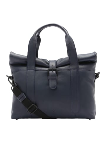 VLD VOi Leather Design 4Seasons Schultertasche Leder 32 cm in blau