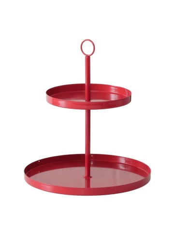 Boltze Etagere Samina aus Metall in rot