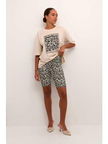 Kaffe Shorts KAsally in Black/White Abstract Print