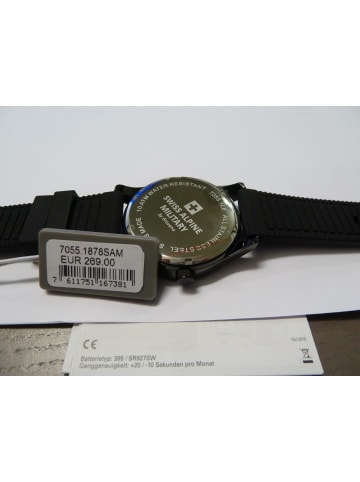 Swiss Alpine Military by Grovana Analoguhr für Herren in Schwarz