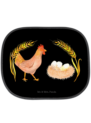 Mr. & Mrs. Panda Auto Sonnenschutz Huhn Stolz ohne Spruch in Schwarz