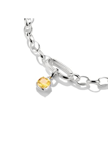 Thomas Sabo Charm-Anhänger Geburtsstein November Connect in silberfarben, gold