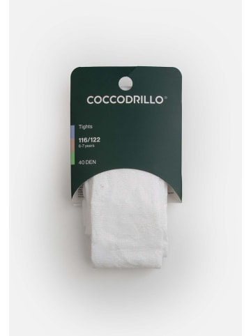 Coccodrillo Mädchenstrumpfhosen in weiß