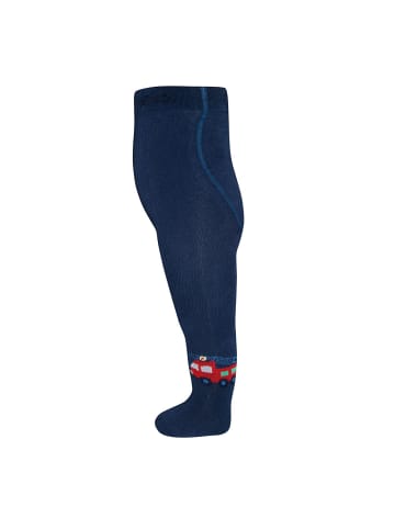 ewers 2er-Set Strumpfhose 2er Pack Feuerwehr/Ringel in blau