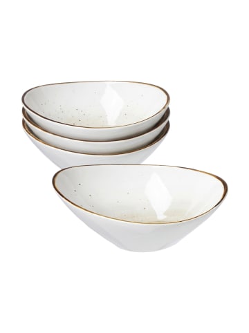 Ritzenhoff & Breker 4er Set Servierschalen Cosmo 18 x 15 cm grau in grau