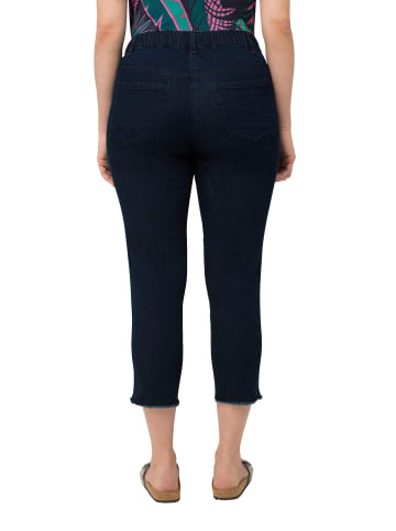 Ulla Popken Jeans in dark blue denim