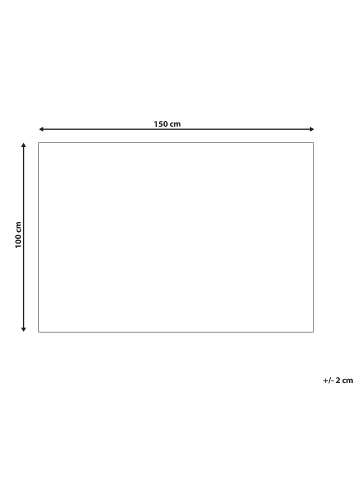 Beliani Bezug für Gewichtsdecke RHEA in Rosa