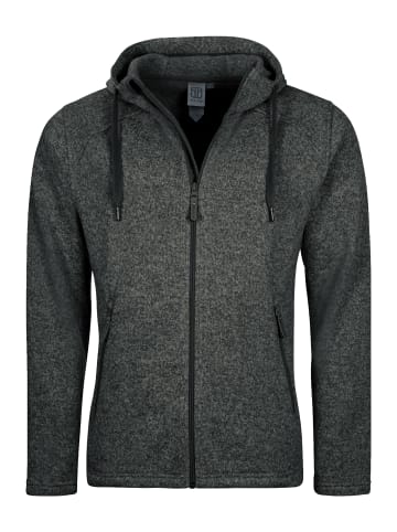 elkline Fleecejacke Lagerfeuer in grey - black