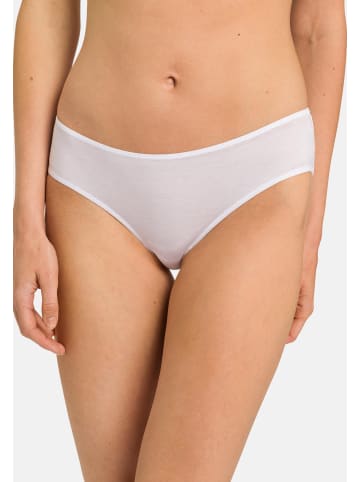 Hanro Midi Slip Ultralight in Weiß / beige