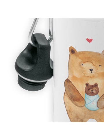 Mr. & Mrs. Panda Kindertrinkflasche Bär Baby ohne Spruch in Weiß
