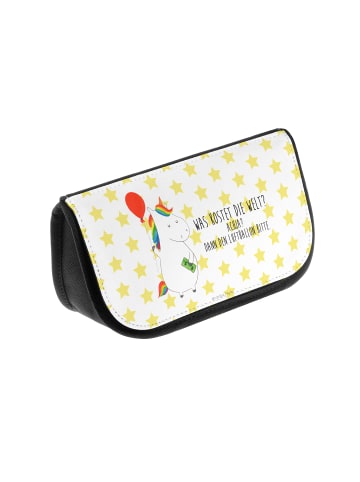 Mr. & Mrs. Panda Waschbeutel Einhorn Luftballon mit Spruch in Weiß