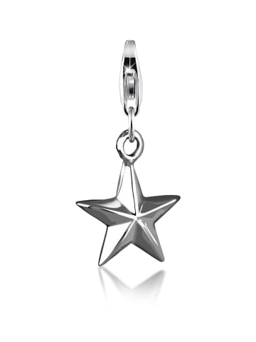 Nenalina Charm 925 Sterling Silber Sterne in Silber