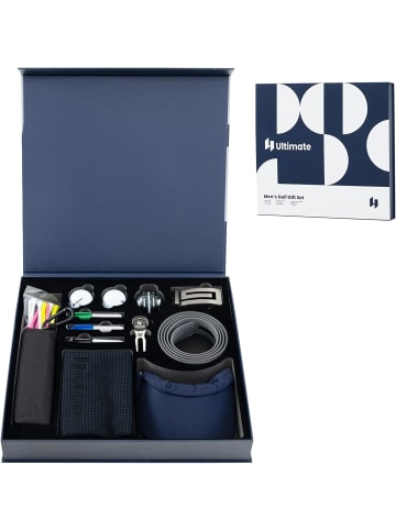 COSTWAY Komplettes Golf Geschenkset in Dunkelblau