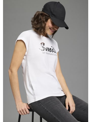 Kangaroos Funktionsparka in schwarz