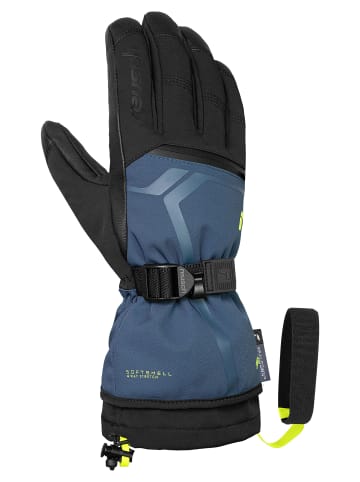 Reusch Fingerhandschuhe Down Spirit GORE-TEX in 7073 blck/dark deni/safe yello
