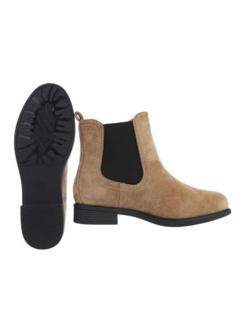 Ital-Design Stiefelette in Hellbraun