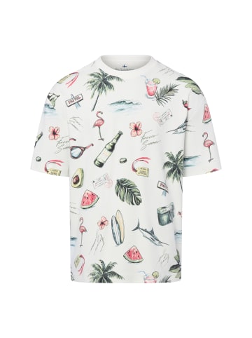 Nils Sundström T-Shirt in weiß mehrfarbig - 0006