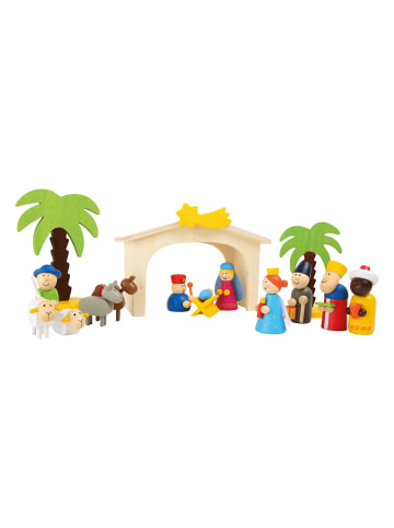 small foot Lernspielzeug Design Spielset Holzkrippe 3945 in Mehrfarbig