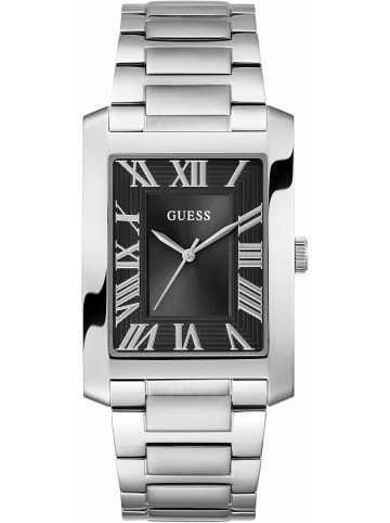 Guess Quarzuhr für Herren in silber