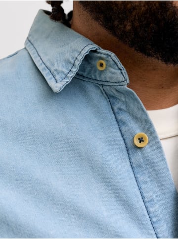 JACK & JONES PLUS Jeanshemd in Blue Denim 1