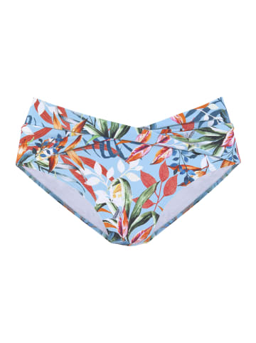 Venice Beach Bikini-Hose in hellblau-bedruckt