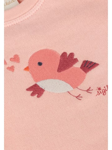Sigikid Sweatshirt Pink Birds in Hellrosa