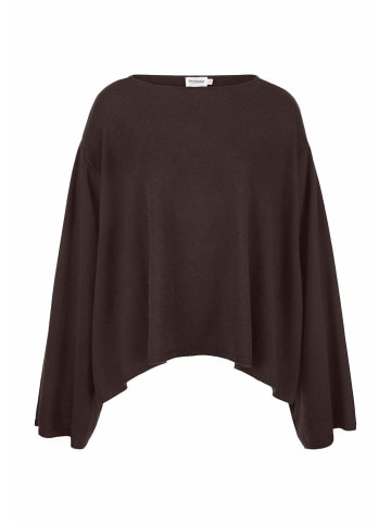 Hessnatur Hessnatur Strick Pullover Oversize aus Bio-Merinowolle mit Cashmere in kakao braun
