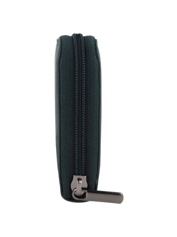 mano Donna Giulia Geldbörse Leder 20 cm petrol