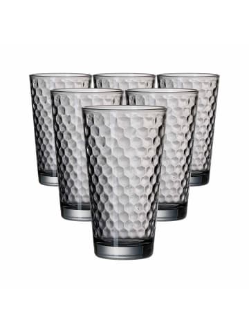 Ritzenhoff & Breker 6er Set Longdrinkgläser Favo in 400 ml in Grau
