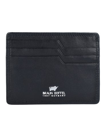 Braun Büffel Golf Edition Kreditkartenetui RFID Leder 10,5 cm in schwarz