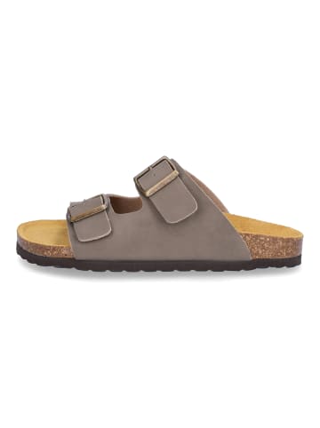 MIDS MOMO Zweiriemer-Pantolette in Taupe