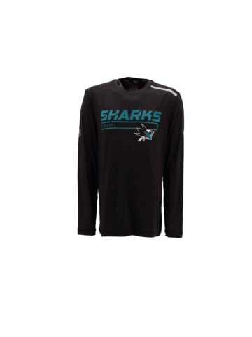 FANATICS Shirt San Jose Sharks Longsleeve in Schwarz