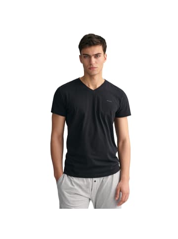 Gant T-Shirt 2er Pack in Schwarz