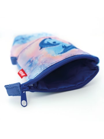 ROTH Federmäppchen - Stifte-Etui 2 in 1, Delfine in Hellblau