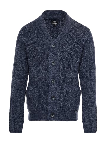 Threadbare Strickjacke Horatio in Navy Twist