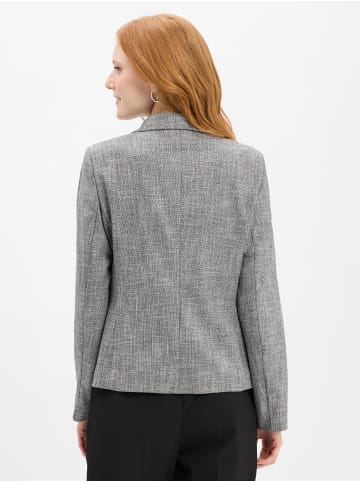comma Blazer in schwarz weiß
