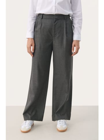 PART TWO Pants Suiting CherraPW Classic fit in Gray Flannel Melange